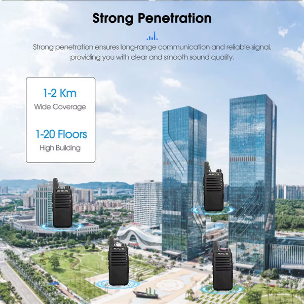 10 Pcs Wholesale Mini Walkie Talkie  Rechargeable Walkie-Talkies Two-Way Radio RT622 PMR446 Radio Hotel Restaurant Retail