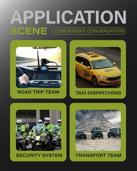 2-Pack Push-To-Talk over Cellular (Poc) Mobile Radios with GPS SOS - 4G LTE Nationwide PTT Unlimited Range License-Free for In-Vehicle Communication Include Dispatch Account (GPS)