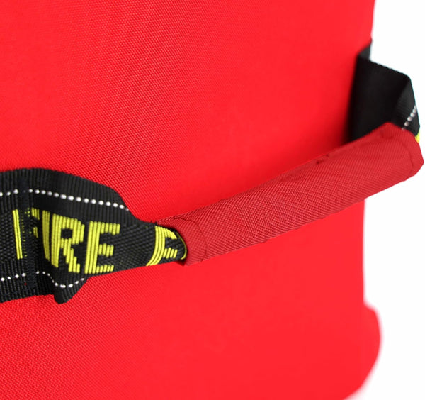 Lightning X Fireman'S Value Edition XL Firefighter Step-In Turnout Gear Bag W/Wheels, Helmet Pocket & Maltese Cross for First Responder