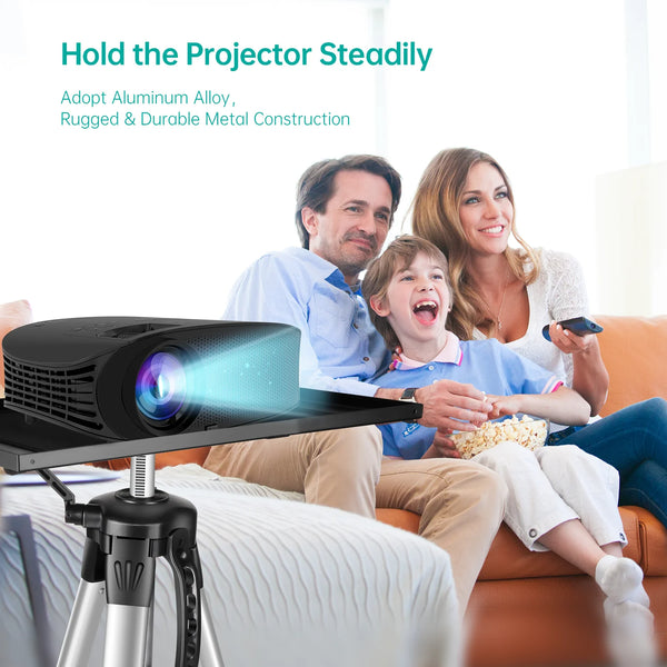 WT50 Aluminum Tripod Projector Stand, Adjustable and Portable