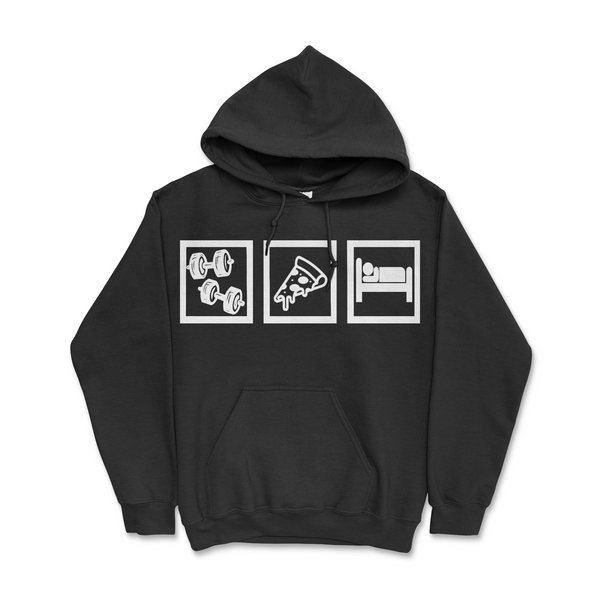 Eat Sleep Lift Repeat Hoodie – Gym Life Pullover