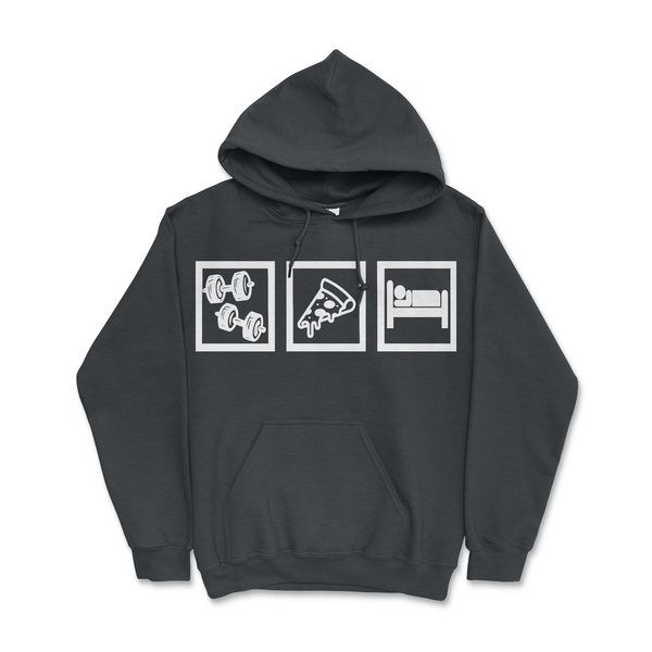 Eat Sleep Lift Repeat Hoodie – Gym Life Pullover