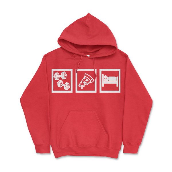 Eat Sleep Lift Repeat Hoodie – Gym Life Pullover