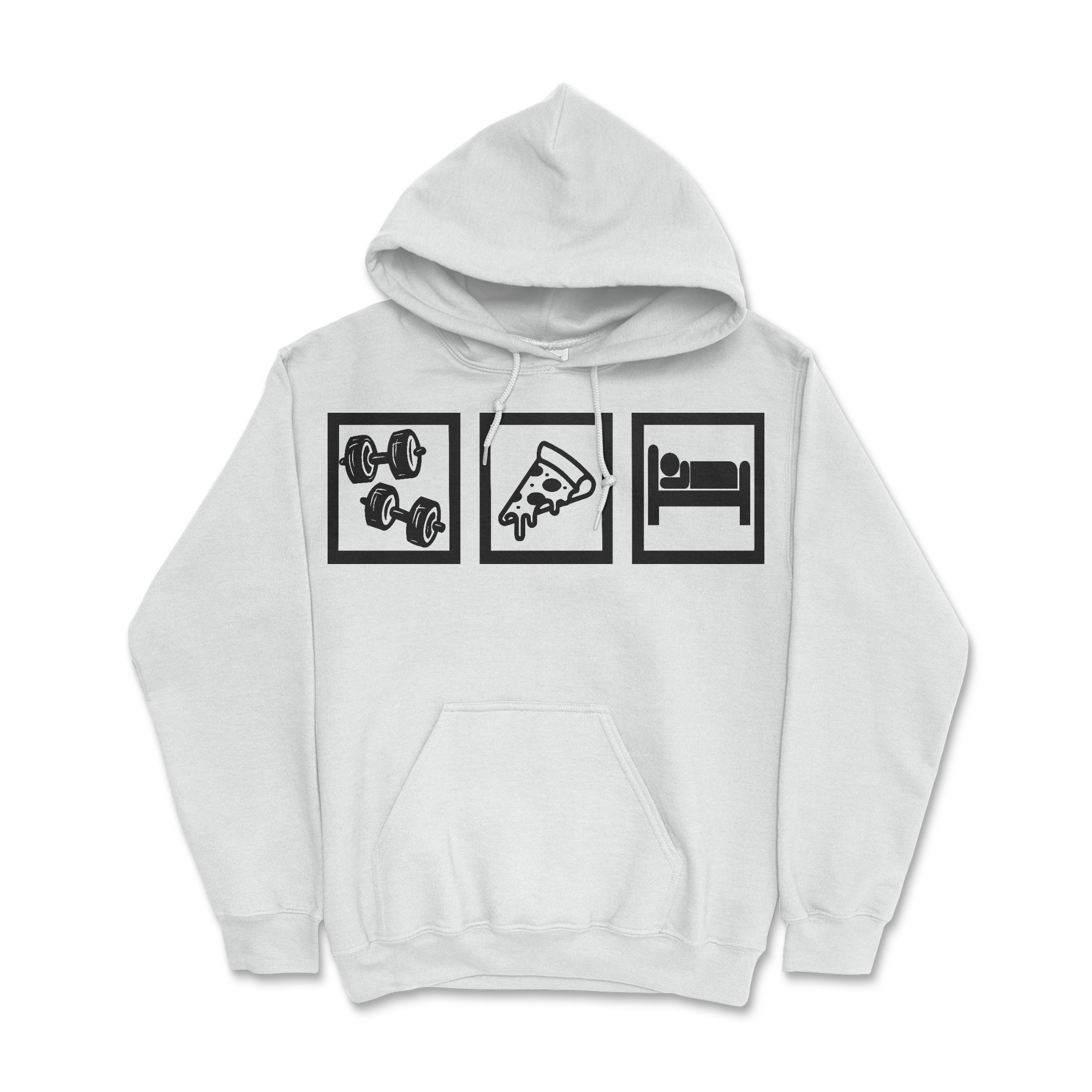 Eat Sleep Lift Repeat Hoodie – Gym Life Pullover