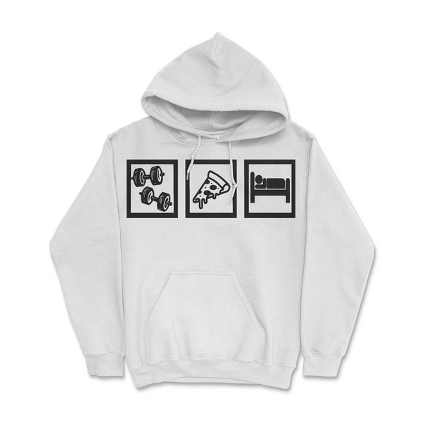 Eat Sleep Lift Repeat Hoodie – Gym Life Pullover