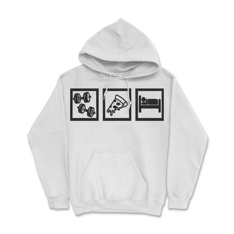 Eat Sleep Lift Repeat Hoodie – Gym Life Pullover
