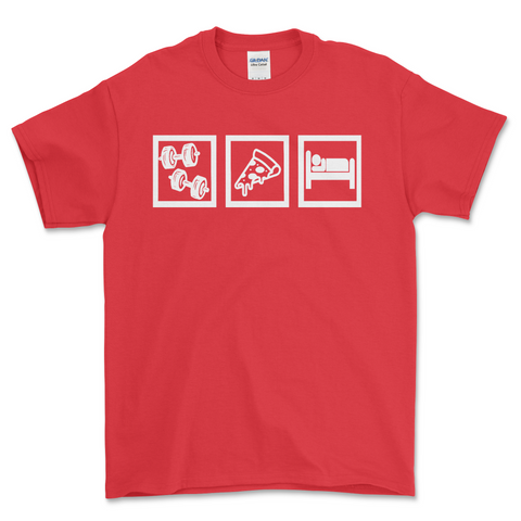Eat Sleep Lift Repeat Tee – Gym Life T-Shirt