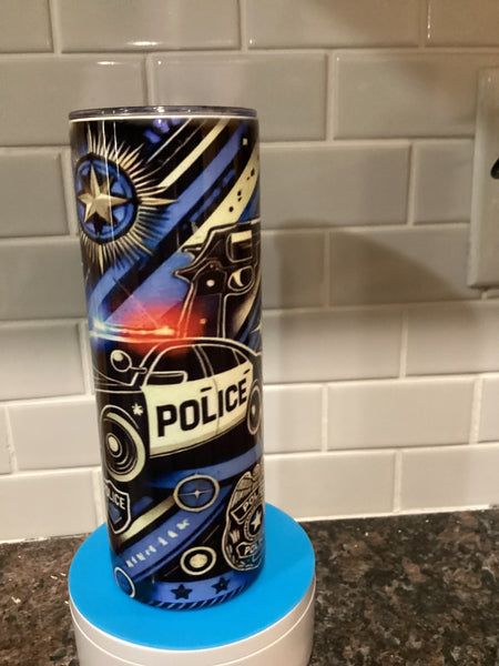 Police 20oz tumbler