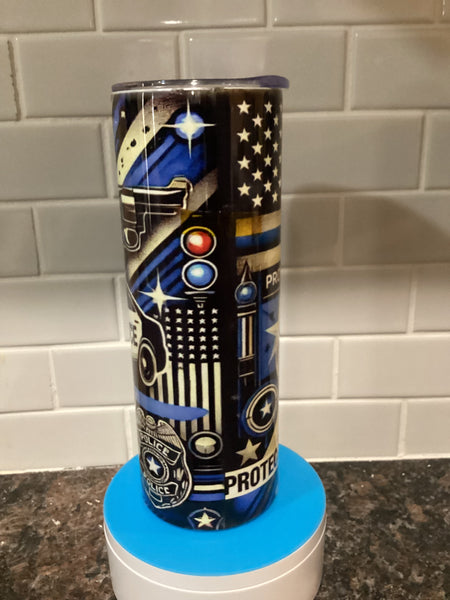 Police 20oz tumbler
