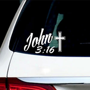 John 3:16 decal